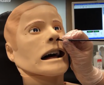 Swallowing disorder training at the School gets a boost from simulation technology
