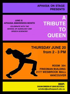 Aphasia on Stage Presents: A Tribute to Queen