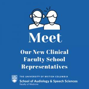 Welcome Our New Clinical Faculty Representatives