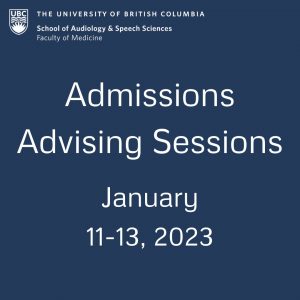 Admissions Advising Sessions