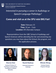 SFU mini BIG Fair 2023