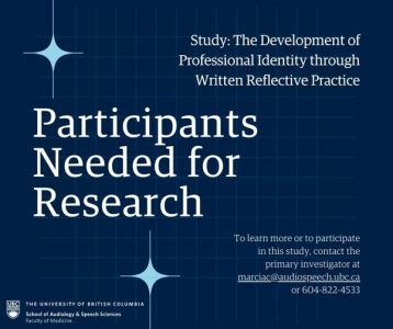 Opportunity for SLP Graduates to Participate in Study